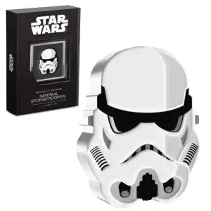 2021 $2 Niue The Faces of the Empire Imperial Stormtrooper 1 oz 999 Silver in OGP (4)