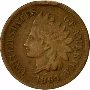 1800's Indian Head Cent - Circulated 