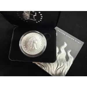 2024 230th Flowing Hair Silver Medal w/ Box & COA