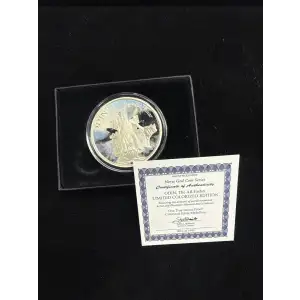 Norse Gods Series ODIN Proof Colorized 1 oz .999 Fine Silver Medallion w/ COA