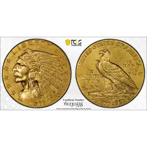 1911-D $2.50 Strong D