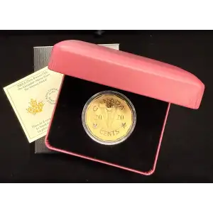 2020 5c Canada Bronze Victory Nickel w/ OGP & COA