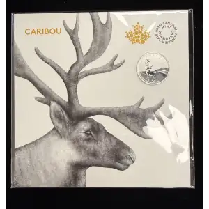 2018 $8 Canada Caribou 1/4 oz .9999 Silver Coin w/ OGP (3)