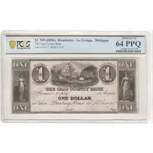 1862 $5 Virginia Treasury Note - Obsolete Paper Currency - PMG 58 EPQ (2)