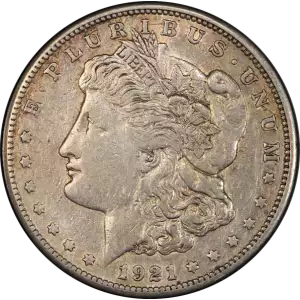 1921 $1 Morgan Silver Dollar - Circulated