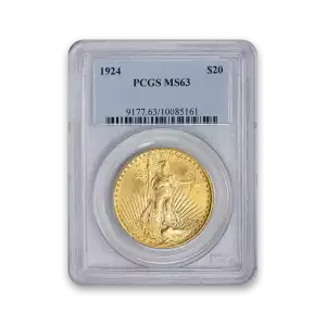 St. Gaudens $20 (1907 – 1933) - PCGS - MS63