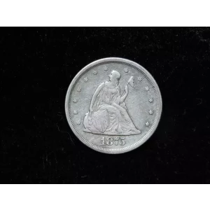 Twenty Cent Pieces-Liberty Seated 1875-1878