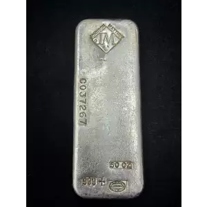 Vintage 50 oz Johnson Matthey Silver Bar