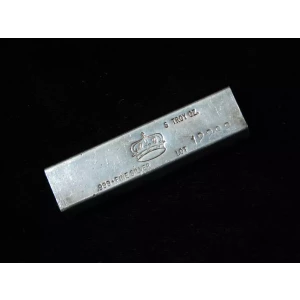 Vintage CCM California Crown Mint 5 oz .999 Fine Silver Loaf Style Bar