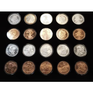 Zombucks Apocalypse Set 1 oz .999 Silver &Copper Series - 20 BU Coins (3)